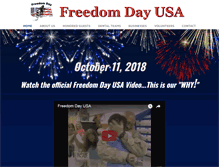 Tablet Screenshot of freedomdayusa.org